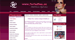Desktop Screenshot of forladies.cz